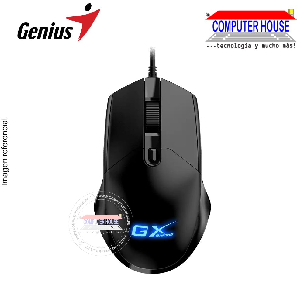 Wired Gamer Mouse GENIUS SCORPION M300 RGB BLACK (31040010400)