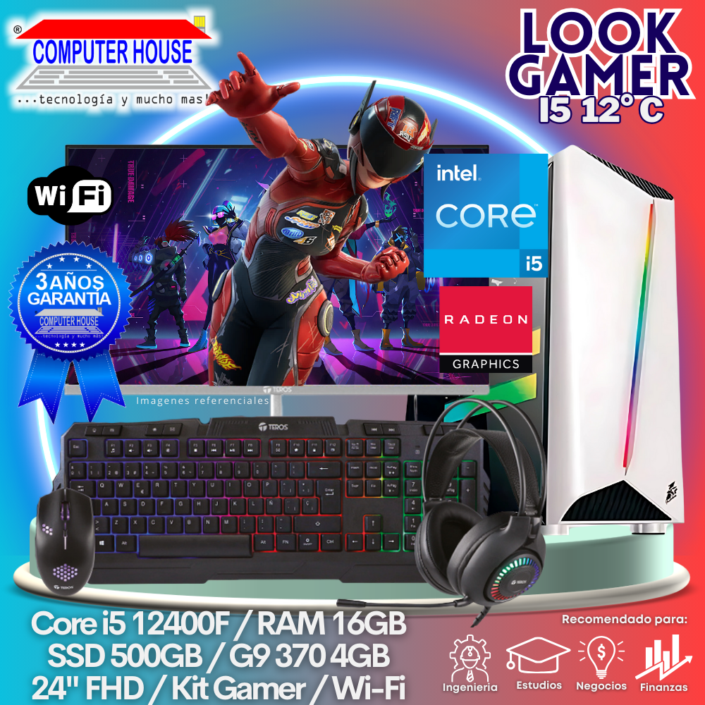 LOOK GAMER Core i5-12400F 