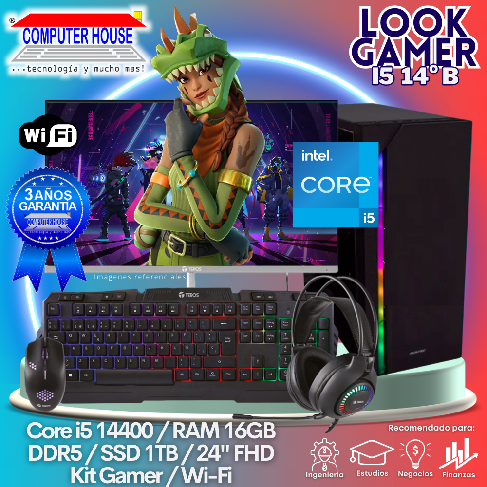 LOOK GAMER Core i5-14400 