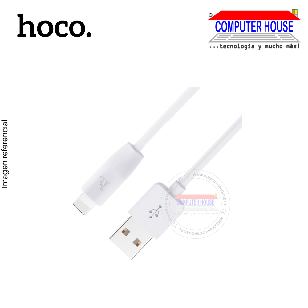 HOCO USB to Lightning X1 2.1A cable with a length of 2 meters.