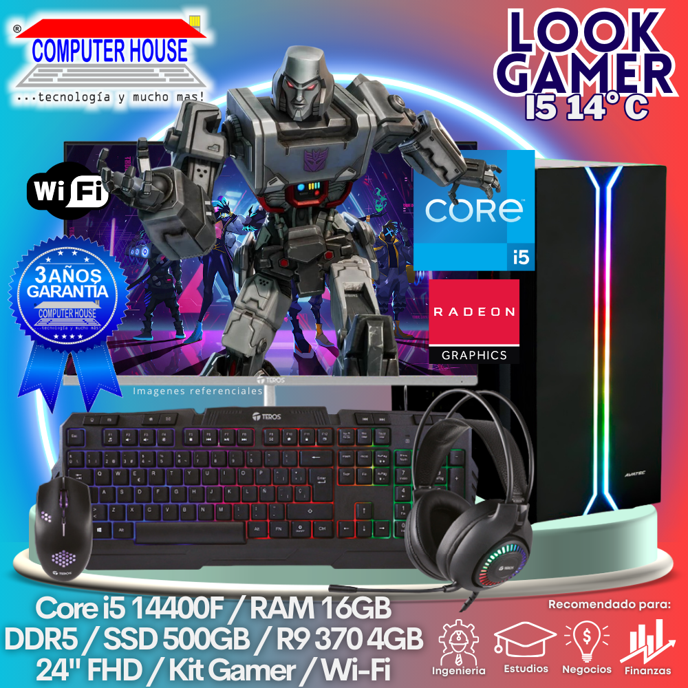 LOOK GAMER Core i5-14400F 