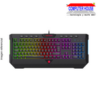 TECLADO SEMI-MECANICO ANTRYX CHROME STORM SK570 (AGK-CS571K-SP)