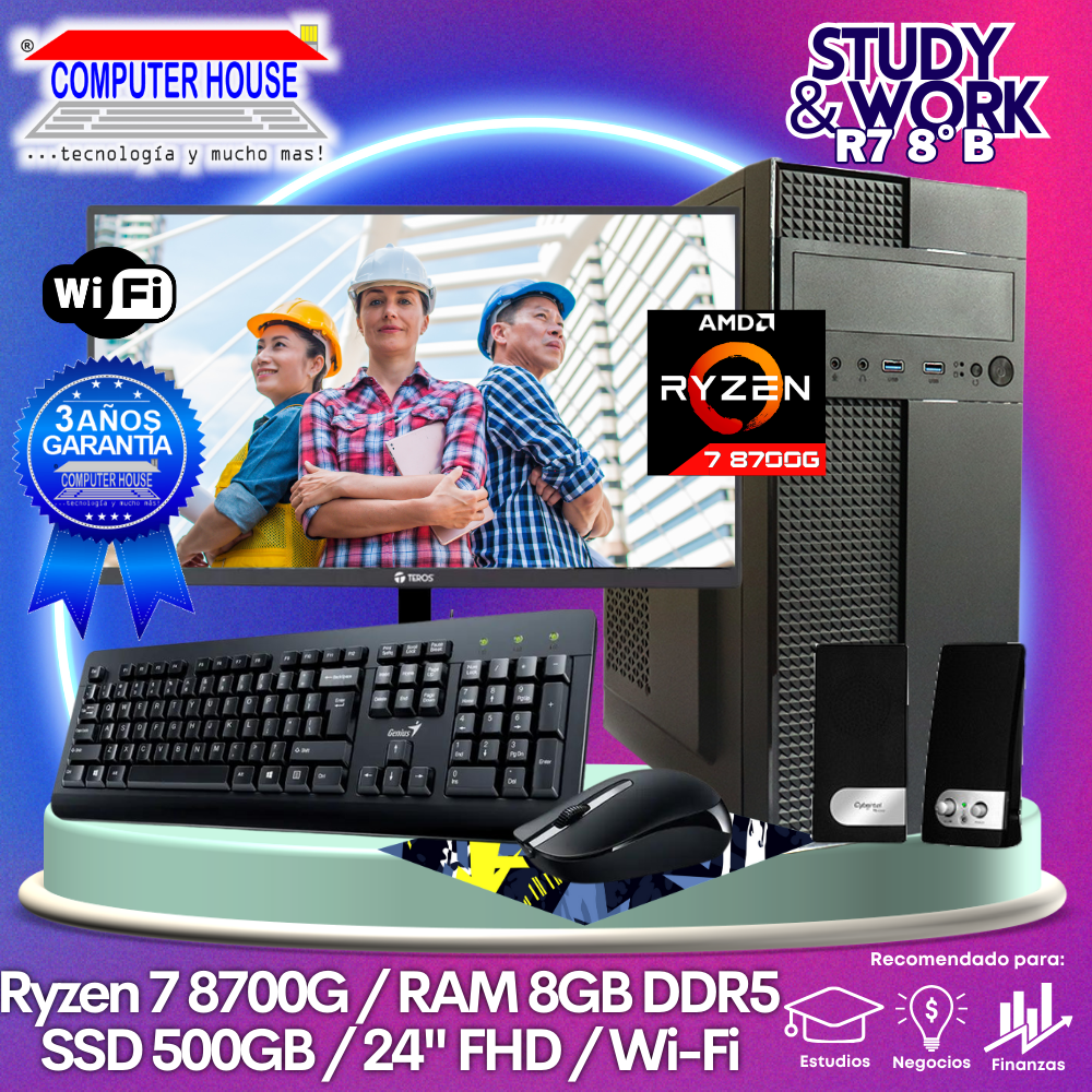 Desktop Ryzen 7-8700G 