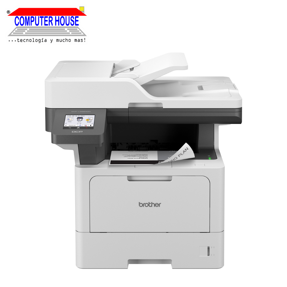 Impresora Láser BROTHER DCP-L5660DN monocromática,Multifuncional (imprime, copia y escanea) A4, USB.