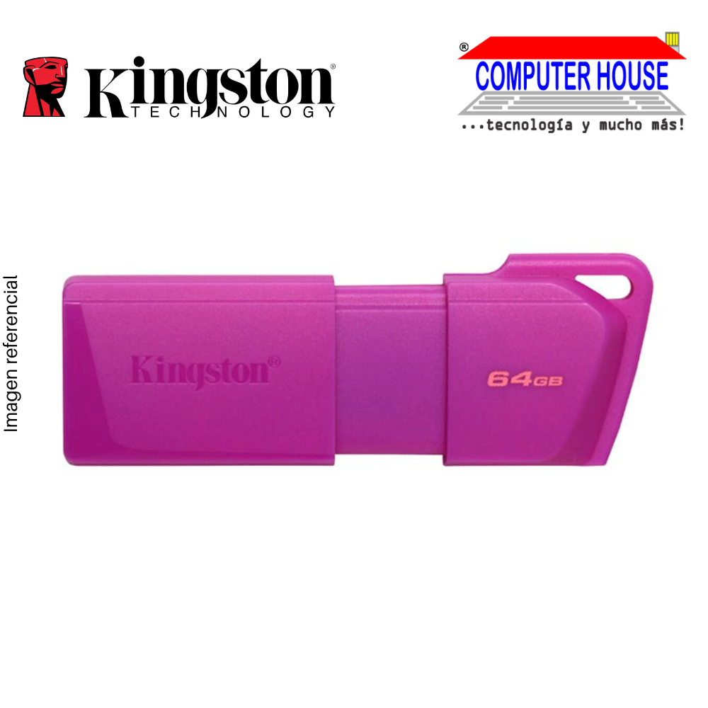 Memoria USB KINGSTON 64GB, DTX Exodia M, 3.2, Purple (KC-U2L64-7LP)