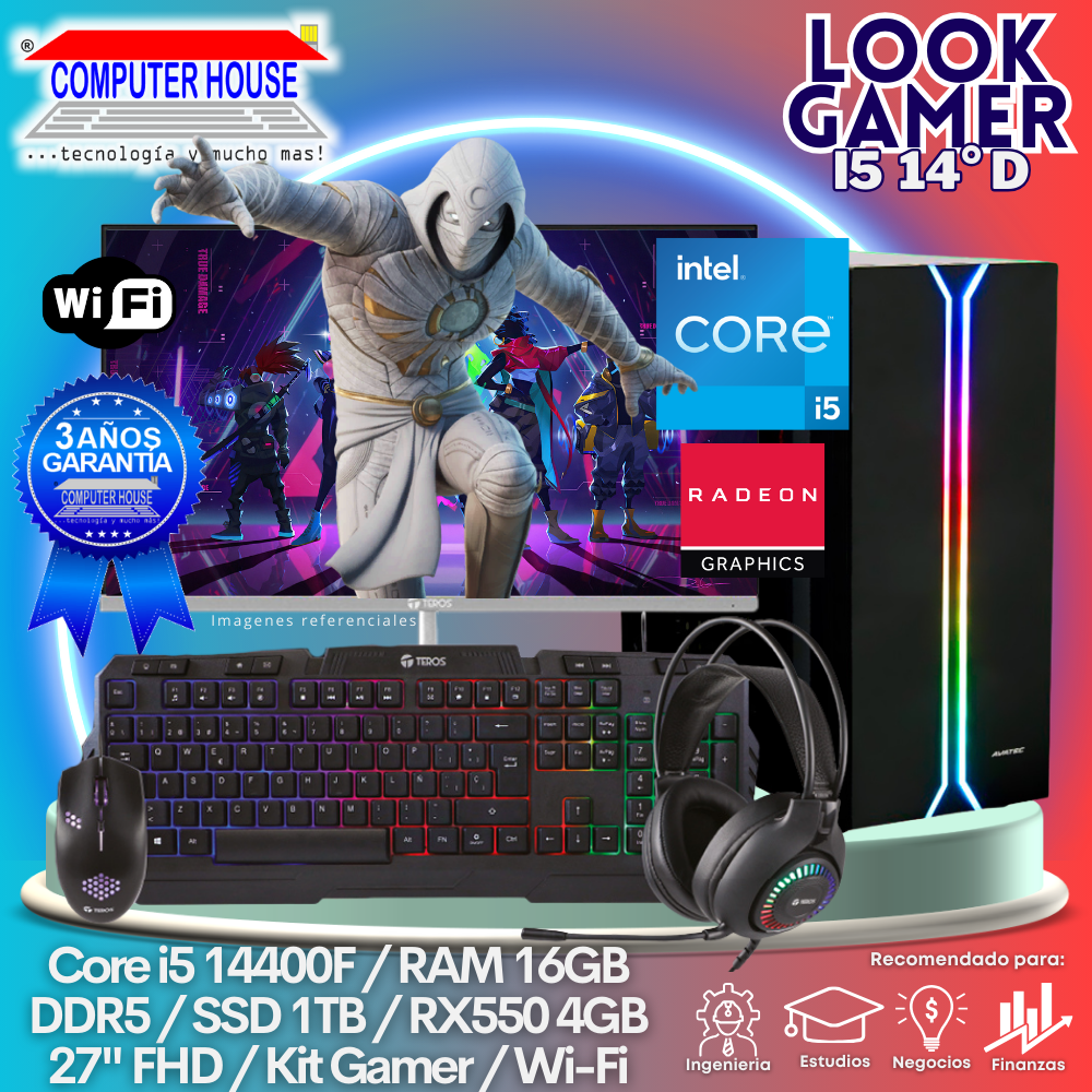 LOOK GAMER Core i5-14400F 