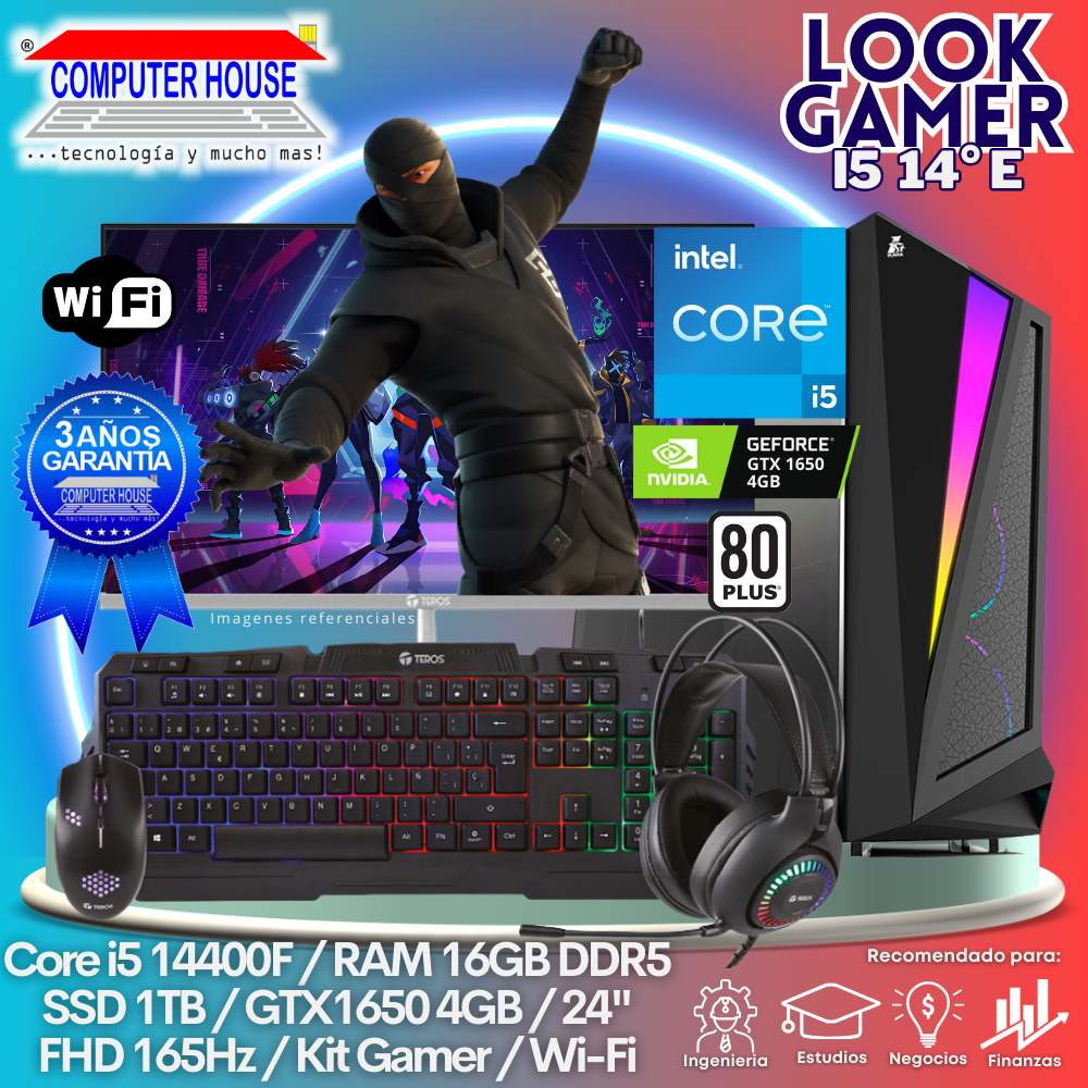 LOOK GAMER Core i5-14400F 