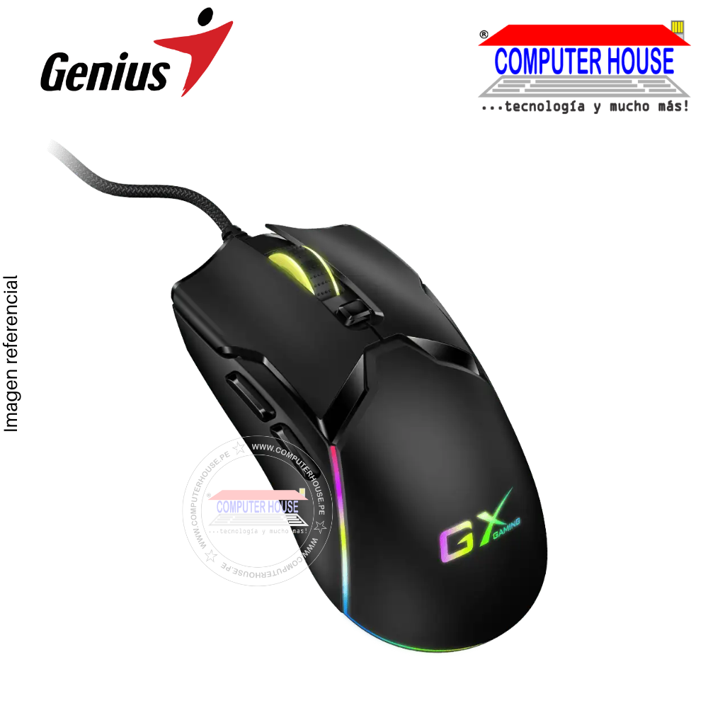 Wired Gamer Mouse GENIUS SCORPION M700 RGB BLACK (31040009400) 