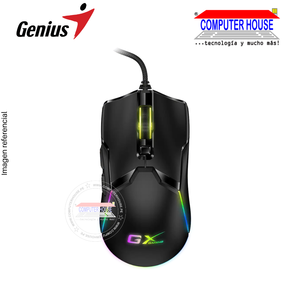 Wired Gamer Mouse GENIUS SCORPION M700 RGB BLACK (31040009400) 