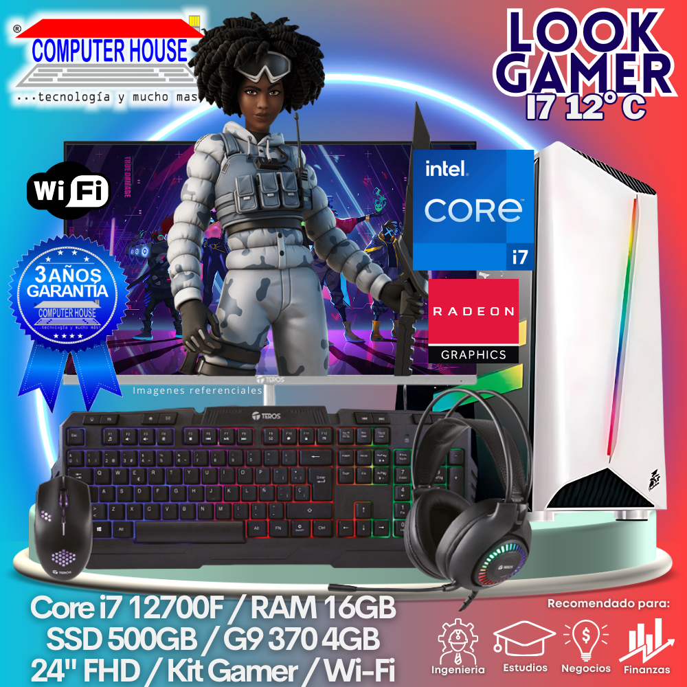 LOOK GAMER Core i7-12700F 