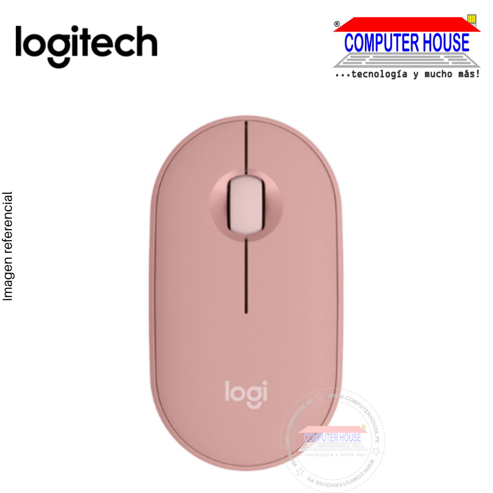 LOGITECH Pebble mouse 2 M350s silent  bluetooth/wireless rose (910-007048)