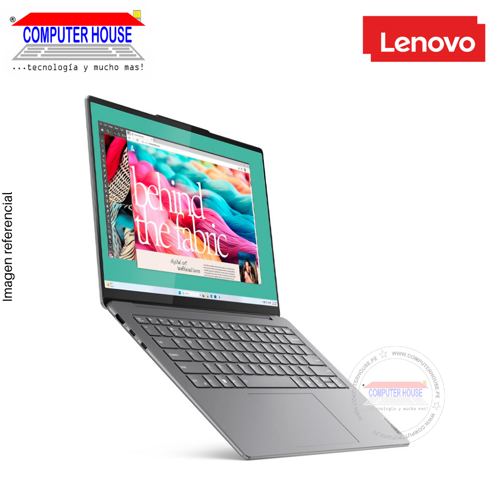 LENOVO Yoga Slim 7 Laptop, Core Ultra 5-125H, RAM 16GB LPDDR5X, SSD 512GB, 14" WUXGA, Windows 11. 