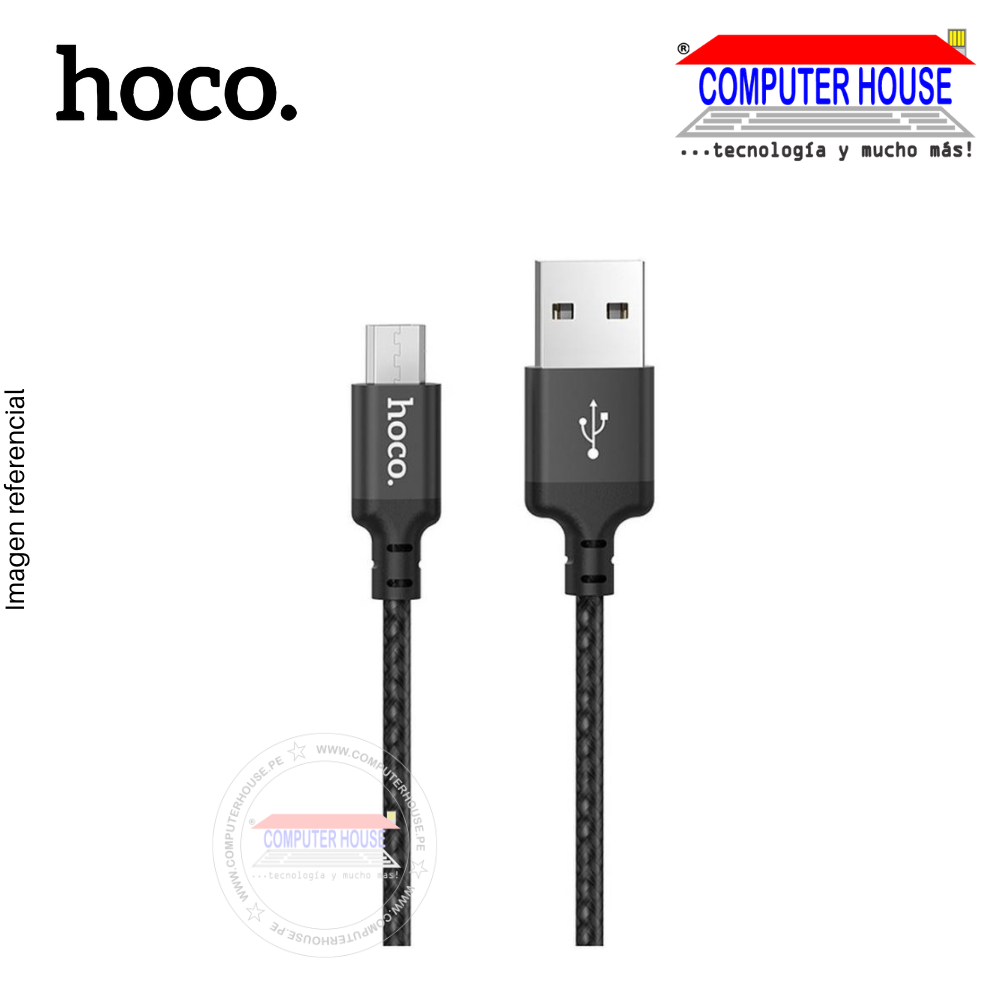 HOCO USB to Micro-USB cable X14 1.7A with length 1 meter.