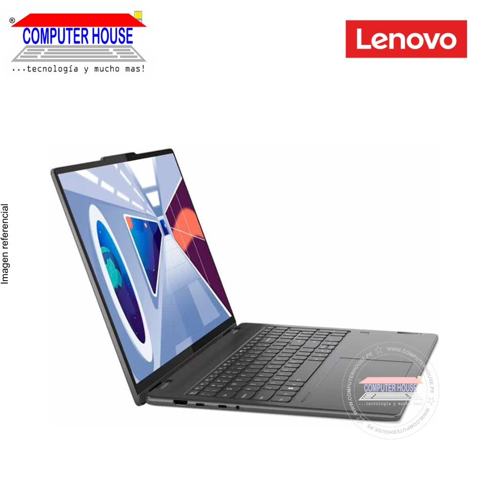 Laptop LENOVO Yoga 7, Core i5-1335U, RAM 16GB DDR5, SSD 512GB, 16" FHD, Pantalla Táctil, Teclado en Inglés, Windows 11.