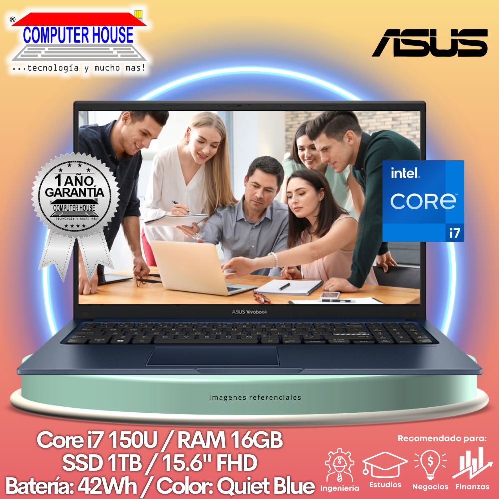 Laptop ASUS VivoBook 15, Core i7-150U, RAM 16GB, SSD 1TB, 15.6