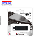 Memoria USB KINGSTON 32GB, DT 70, USB-C.
