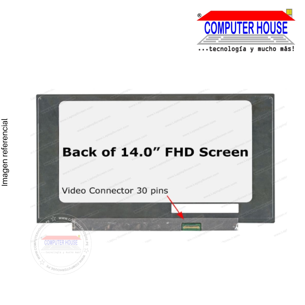 Laptop screen 14" FHD 30 pins