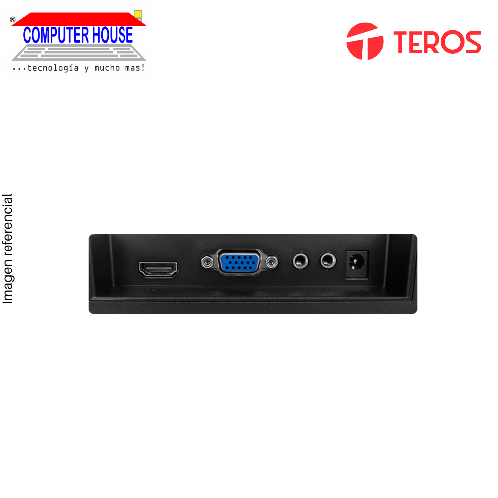 Monitor Teros 23.8" TE-2415S, Flat (plano), 1920x1080 FHD, 120Hz, 1Ms, Puertos 1xHDMI/1xVGA/1xSpeaker.