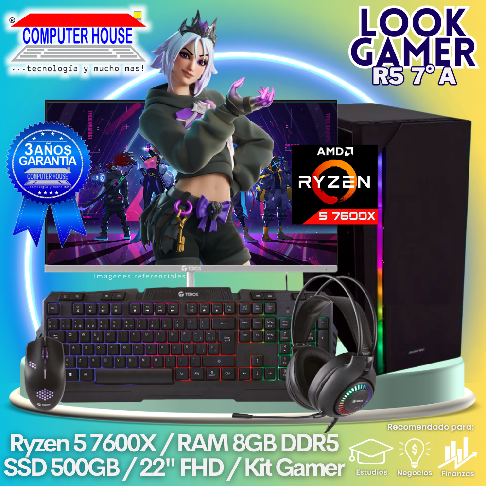 LOOK GAMER Ryzen 5-7600X 