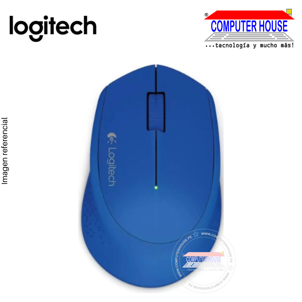 Mouse inalámbrico LOGITECH M280 azul (910-004361)