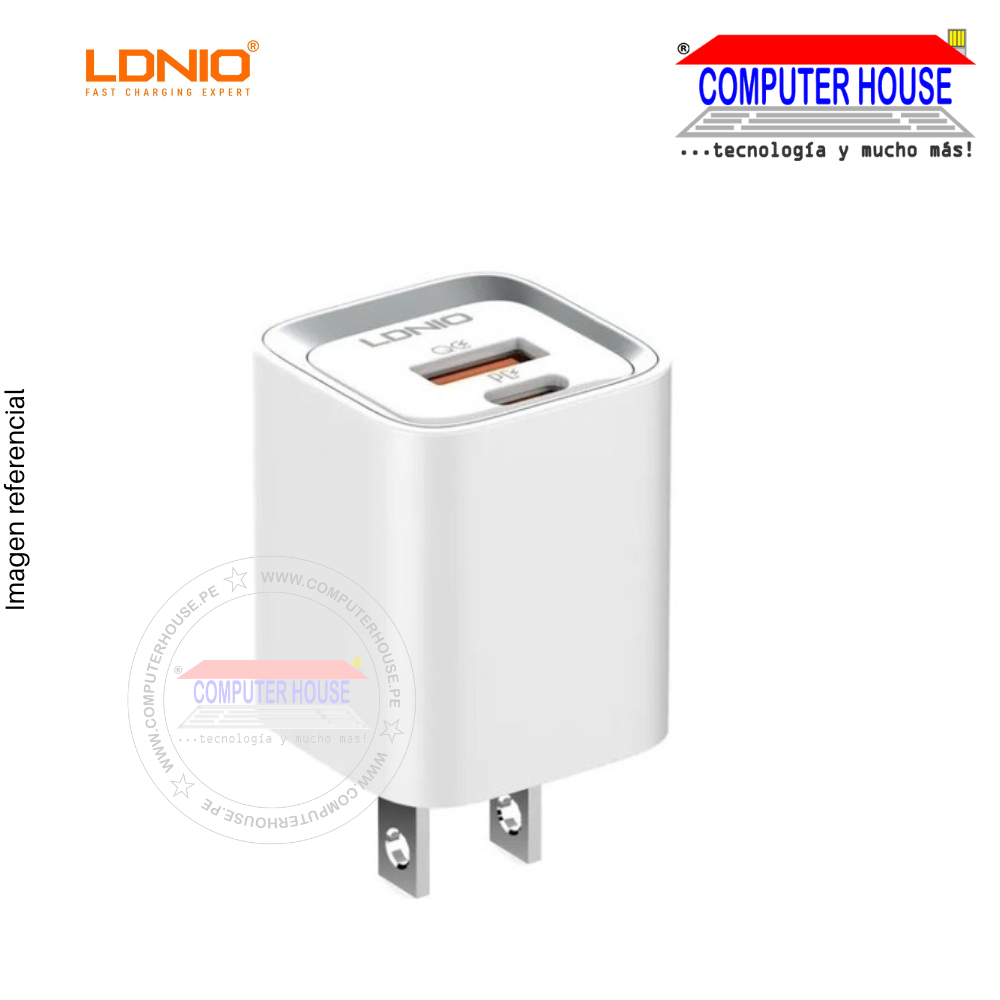 LDNIO charger with USB + TYPE-C connection 20w 3.0 (A2318C)