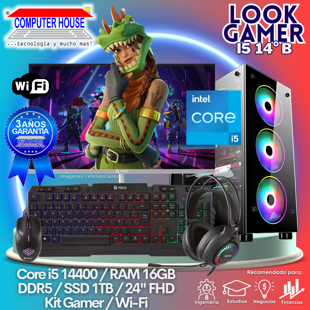 LOOK GAMER Core i5-14400 