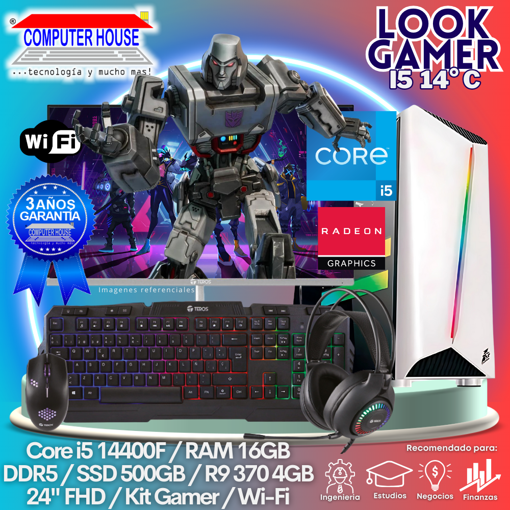 PC Look Gamer CRONOS Titan i5-14 