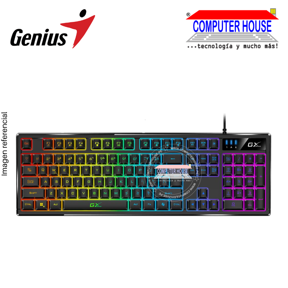 GENIUS Teclado alámbrico GX SCORPION K7 (31310054401) conexión USB.