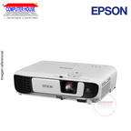 EPSON PowerLite W52+ Projector, 4000 Lumens, 1280x800, WXGA 3LCD, HDMI/VGA, Monaural Speaker: 2W x 1. 