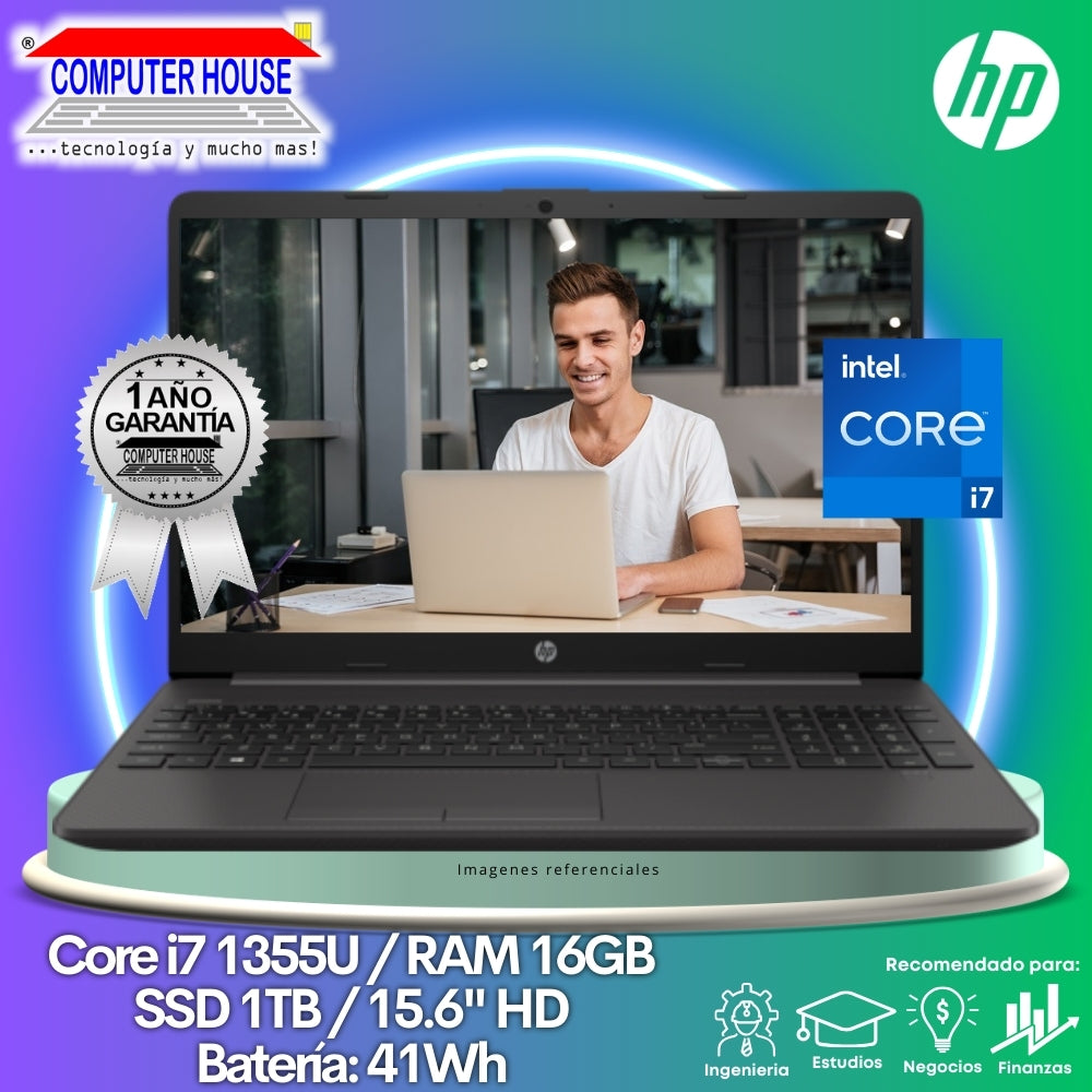Laptop HP 250 G10, Core i7-1355U, RAM 16GB, SSD 1TB, 15.6