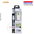 LDNIO car charger C309 connection 2 USB 3.6A Micro-USB. 