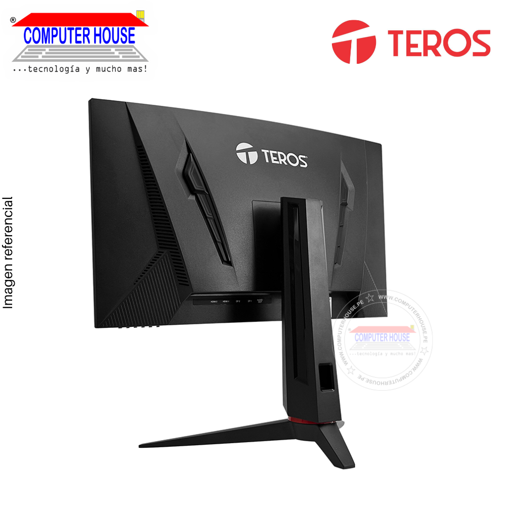 Monitor Gamer Teros 27" TE-2767G, Curvo, QHD VA, 180 Hz, 1 ms, 2xHDMI, 2xDisplayPort, PIVOT.