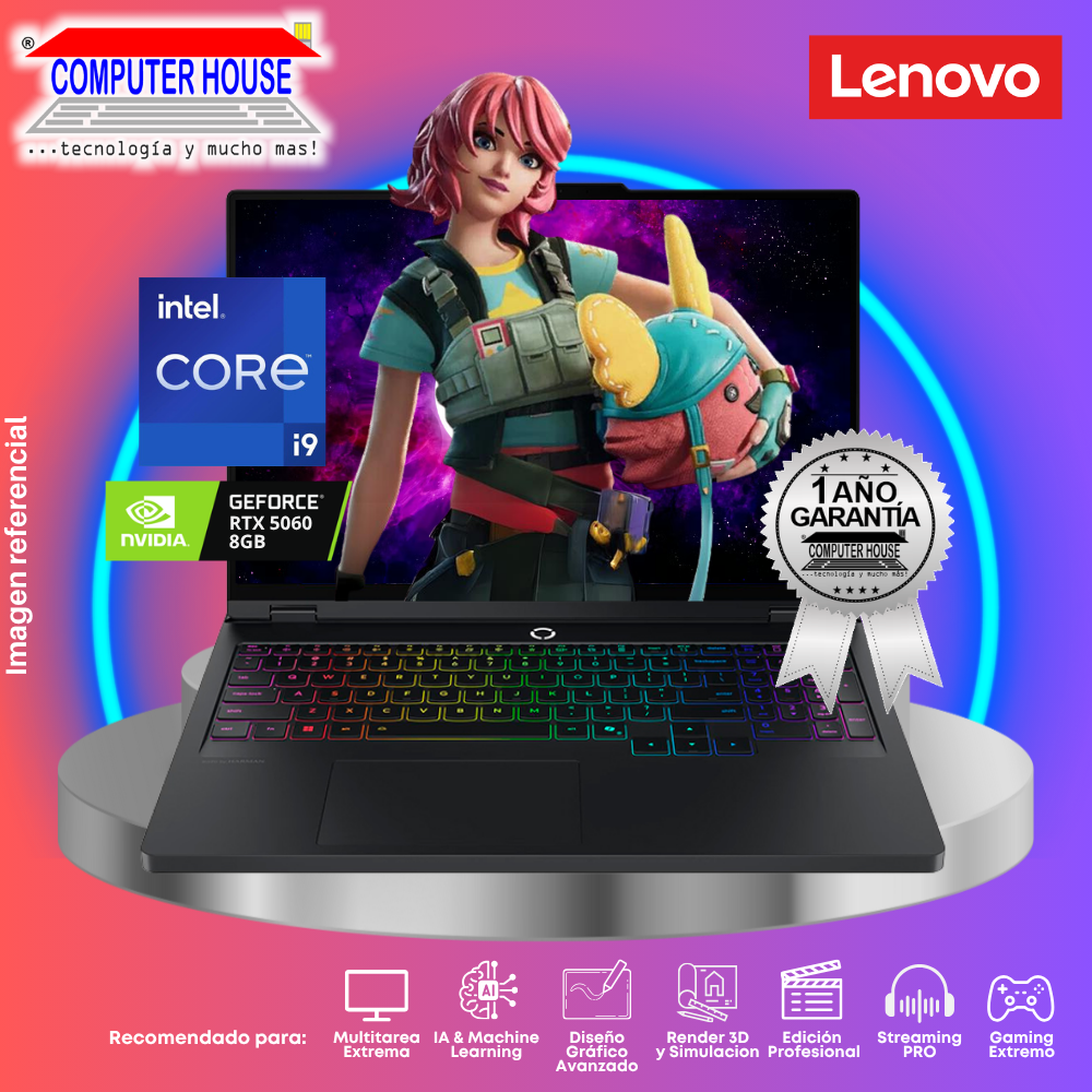 LENOVO IdeaPad Slim 3 Laptop, Core i5-13420H, RAM 16GB DDR5, SSD 512GB, 15.6" FHD, FreeDos.