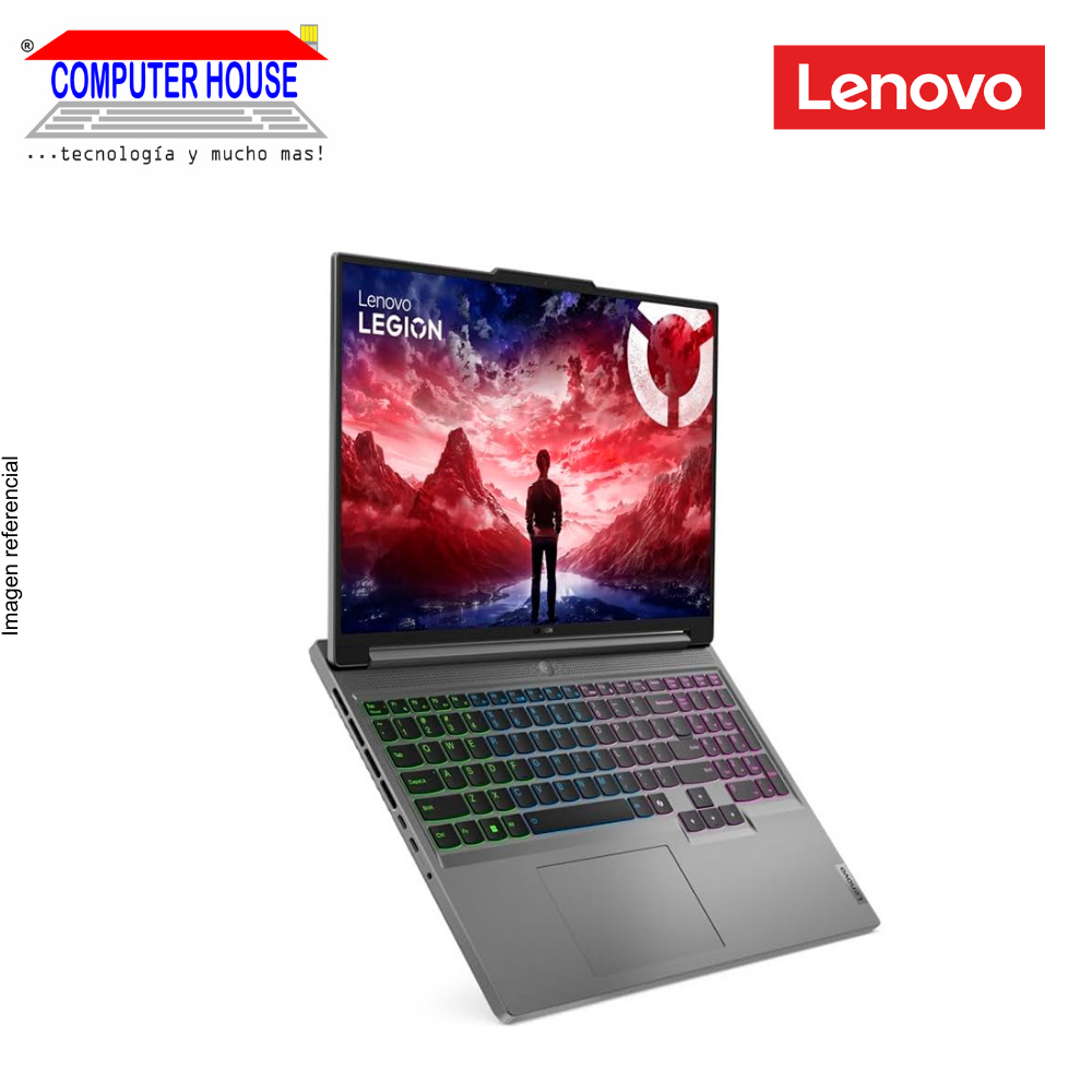 Laptop LENOVO Legion Slim 5, Ryzen 7-8845HS, RAM 16GB DDR5, SSD 512GB, RTX4060 8GB, 16" WQXGA 165Hz, FreeDos.