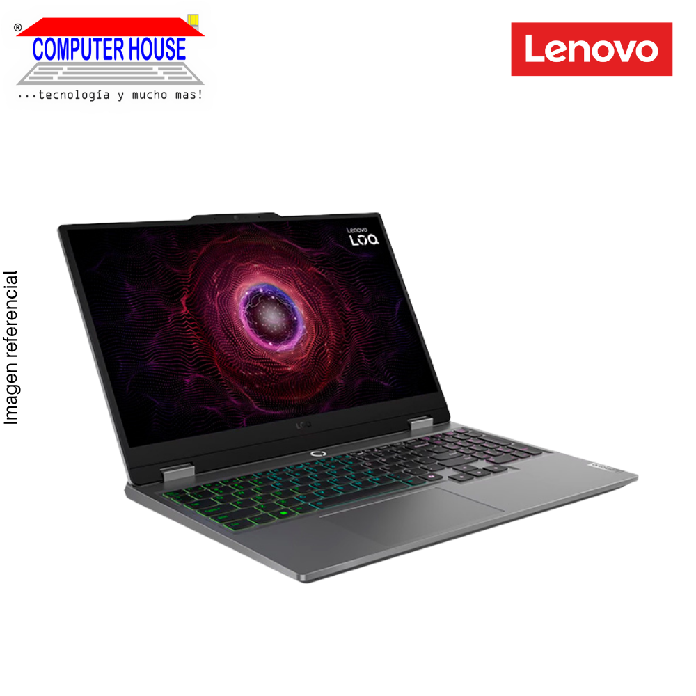 Laptop LENOVO LOQ, Ryzen 5 7235HS, RAM 8GB DDR5, SSD 512GB, RTX3050 6GB, 15.6" FHD, FreeDos.