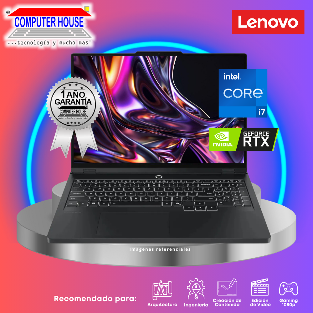 Laptop LENOVO Legion 5, Core i7-14700HX, RAM 32GB DDR5, SSD 1TB, Nvidia GeForce RTX5070 8GB, 15.1″ WQXGA 165Hz OLED, FreeDos.