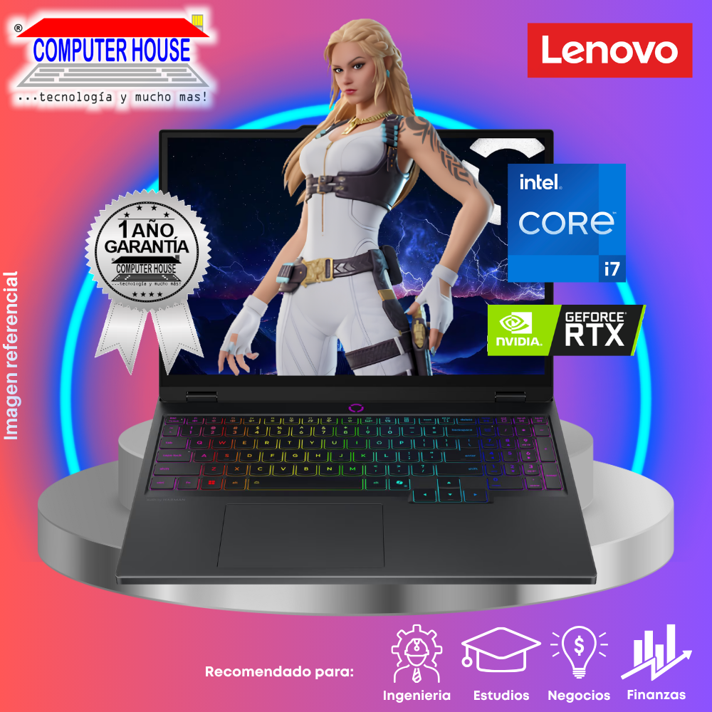 LENOVO LOQ 15IRX9 Laptop, Core i7-13650HX, RAM 12GB DDR5, SSD 512GB, RTX3050 6GB, 15.6" FHD, FreeDos.