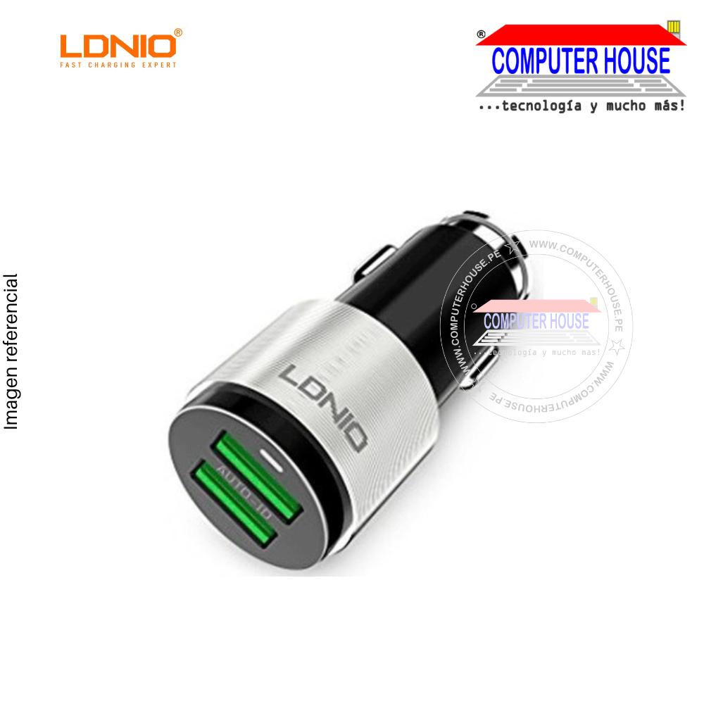 LDNIO car charger C403 connection 2 USB 4.2A