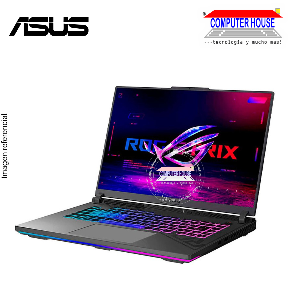 Laptop ASUS StrixScar G614JV, Core i7-13650HX, RAM 32GB DDR5, SSD 1TB, Video RTX4060 8GB, 16" FHD 165Hz, Teclado en Inglés, Windows 11.