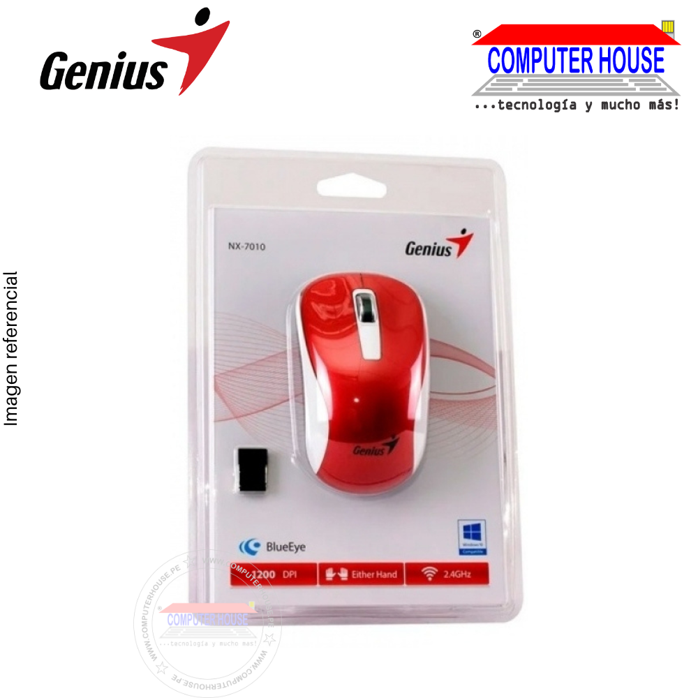 GENIUS NX-7015 Wireless Mouse, Blueeye, Network, USB Receiver. 