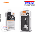 LDNIO car charger A2502C PD QC3.0 connection 2 USB 3.0 ports