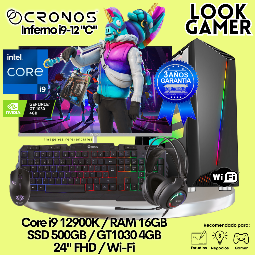 PC Look Gamer CRONOS Inferno i9-12 