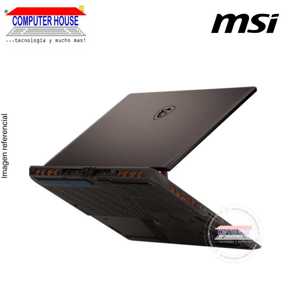 Laptop MSI Vector GP68HX, Core i9-13950HX, RAM 16GB DDR5, SSD 1TB, Video RTX4080 12GB, 16″ QHD 144Hz, Teclado en Inglés, Windows 11.