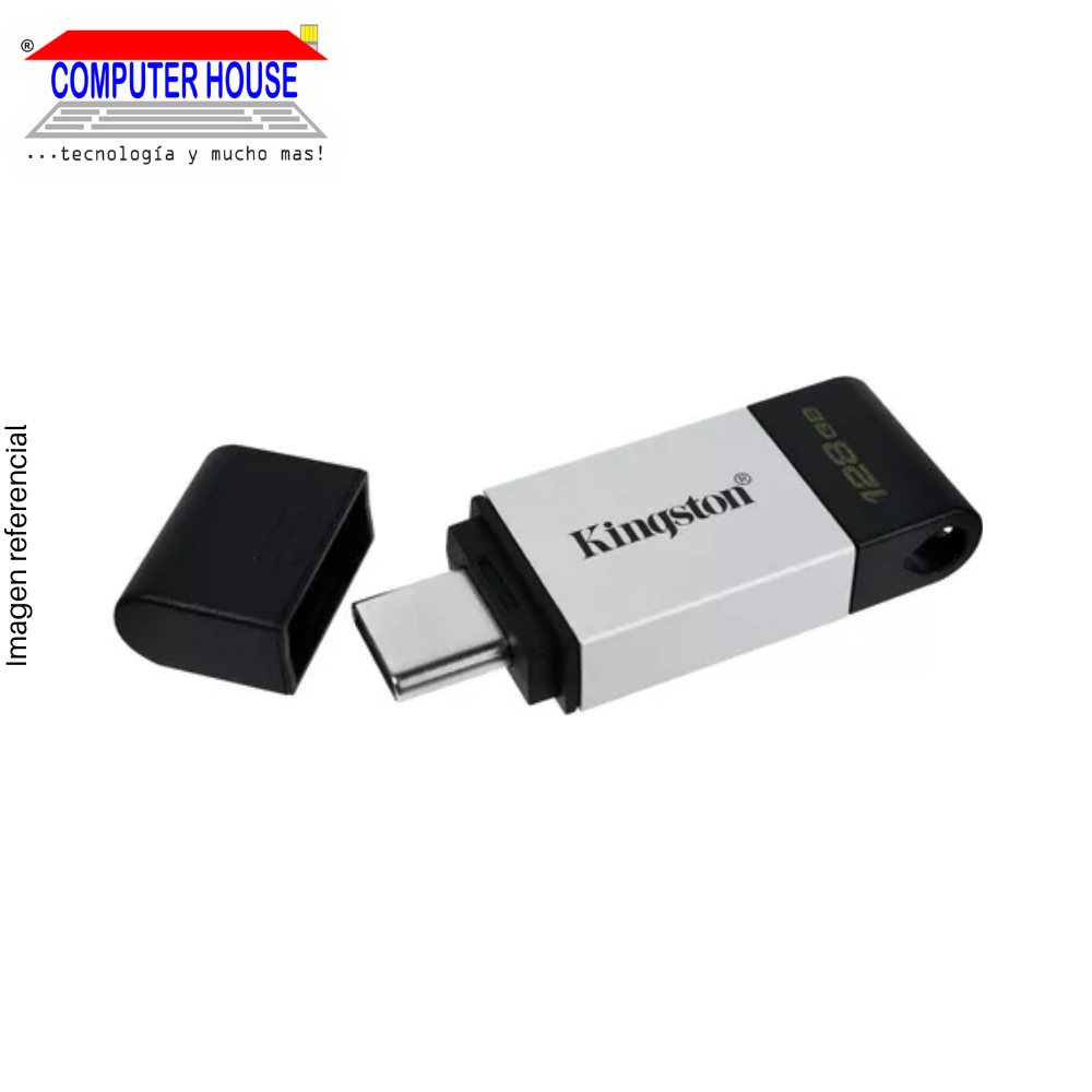 Memoria USB KINGSTON 256GB, DT 80, USB-C 3.2.