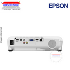 EPSON PowerLite W52+ Projector, 4000 Lumens, 1280x800, WXGA 3LCD, HDMI/VGA, Monaural Speaker: 2W x 1. 