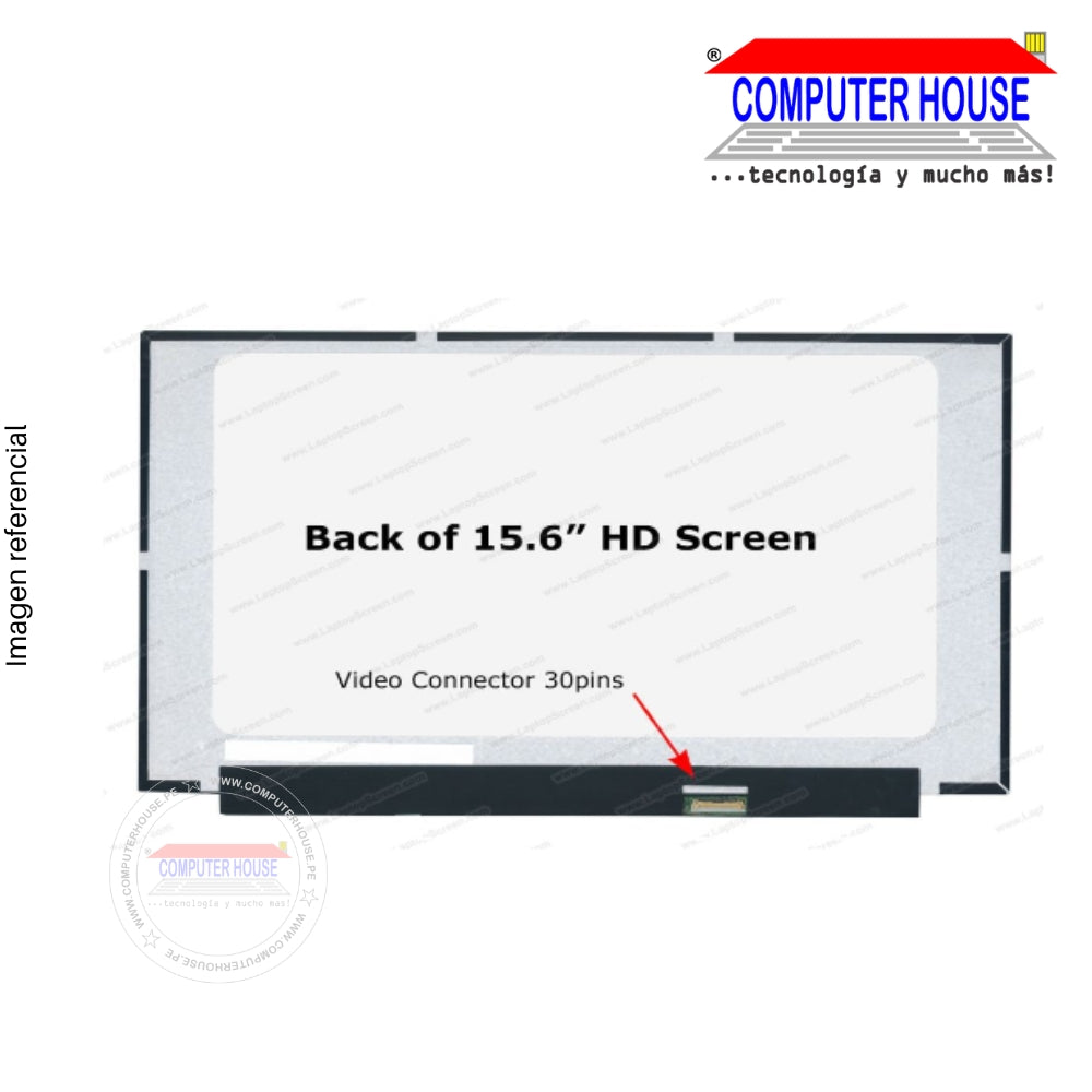 Laptop screen 15.6" HD 30 pins (matte)
