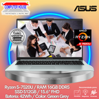 Laptop ASUS Vivobook Go 15, Ryzen 5-7520U, RAM 16GB DDR5, SSD 512GB, 15.6″ FHD, FreeDos.