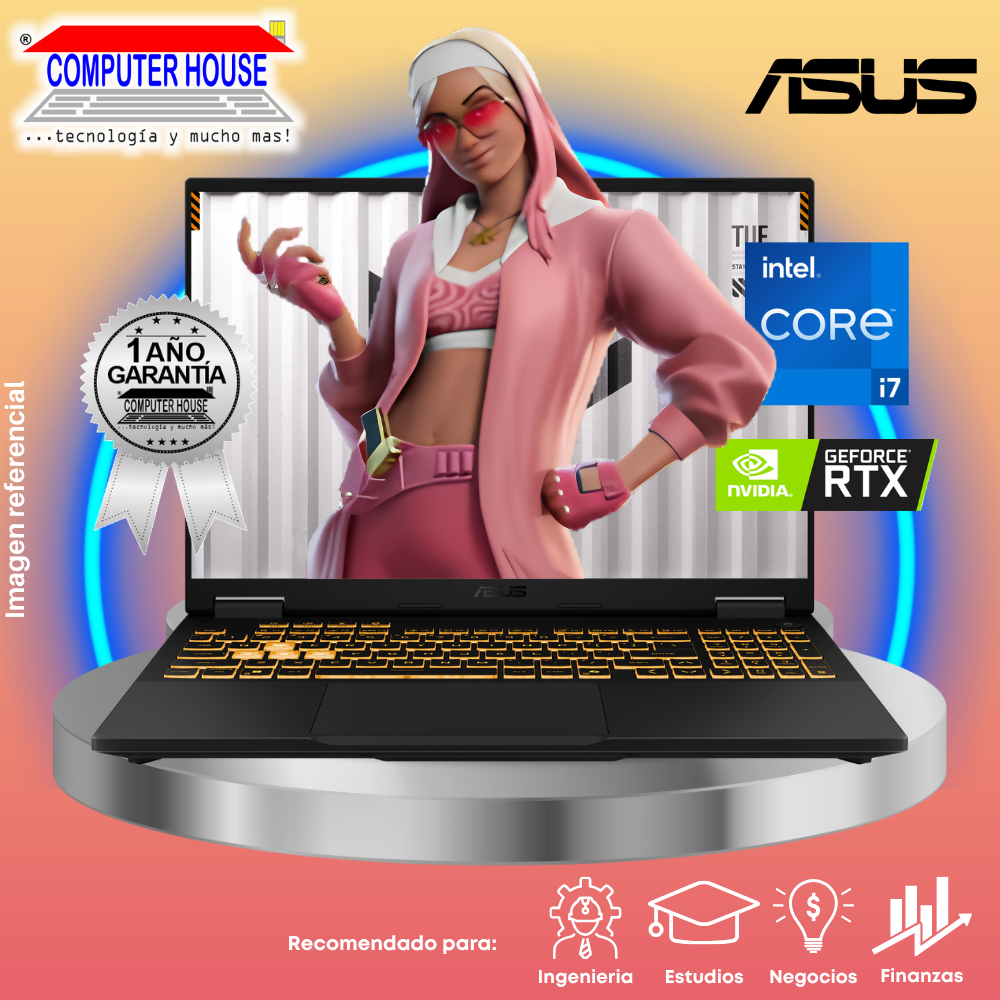 ASUS Tuf Gaming Laptop, Core i7-14650HX, 32GB RAM, 1TB SSD, RTX5060 8GB Video, 16" FHD 165Hz, English Keyboard, Windows 11.
