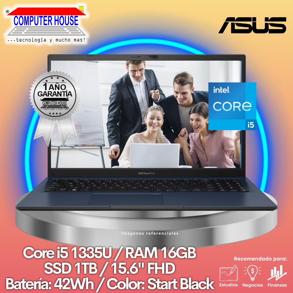 Laptop ASUS B1502CVA, Core i5-1335U, RAM 16GB, SSD 1TB, 15.6