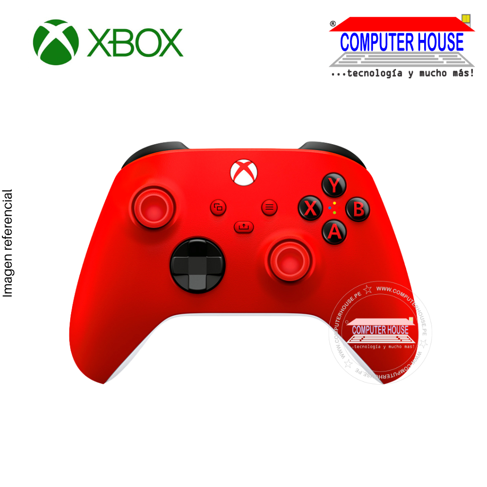 MICROSOFT Mando Xbox Gamer ,Inalámbrico ,Color Rojo